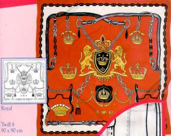 Gutta-Seidentuch Royal